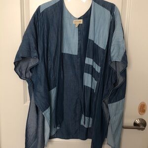 Denim kimono